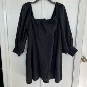 Free People Black Mini Dress